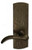 Coastal Bronze Solid Bronze Passage/Privacy Door Handleset - Medium Arch Plate - 8" H x 2 3/4" W 210-00-PAS/PIN
