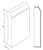 Aristokraft Cabinetry All Plywood Series Sinclair Birch Paint Base Shoe Moulding Shaker MBSH8