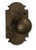 Coastal Bronze Solid Bronze Passage/Privacy Door Handleset - Small Euro Plate - 5" H x 2 3/4" W 300-00-PAS/PIN