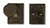 Coastal Bronze Solid Bronze Door Deadbolt - Small Square Plate - Single Cylinder - 2" x 2 1/2" Plate 30-200
