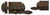 Coastal Bronze Solid Bronze Gate Drop Bar Latch - Euro Lever - Right Handed - 5 1/2" L 60-350-RH