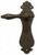 Coastal Bronze Solid Bronze Passage Door Handleset - Hourglass Plate - 9 3/4" H x 2 3/4" W 900-00-PAS