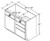 Aristokraft Cabinetry Select Series Sinclair Birch Vanity Door and Drawer Base VSD4235L Hinged Left