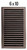 HRVent - Cast Iron Vent - Oriental - Black - 6" x 10" - 02-610-A-19