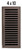 HRVent - Cast Iron Vent - Scroll - Black - 4" x 10" - 06-410-A-19