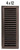 HRVent - Cast Brass Vent - Legacy Classic - Polished Chrome - 4" x 12" - 01-412-C-26