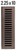 HRVent - Cast Brass Vent - Oriental - Oil-Rubbed Bronze - 2-1/4" x 10" - 02-210-C-10