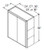 Aristokraft Cabinetry All Plywood Series Trenton Birch Wall Cabinet W3336B