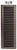 HRVent - Cast Brass Vent - Mission - Black - 4" x 14" - 05-414-C-19