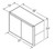 Aristokraft Cabinetry Select Series Trenton Birch Wall Cabinet WT372415B
