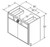 Aristokraft Cabinetry Select Series Winstead Maple 5 Piece Vanity Sink Base VSB3635B