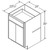 Aristokraft Cabinetry All Plywood Series Durham PureStyle Base Cabinet B24DD