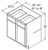 Aristokraft Cabinetry Select Series Durham PureStyle Base Cabinet B45