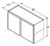 Aristokraft Cabinetry Select Series Korbett Maple Wall Cabinet W392415