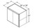 Aristokraft Cabinetry Select Series Korbett Maple Wall Open Cabinet WOL302415