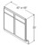 Aristokraft Cabinetry Select Series Korbett Maple Sink Front SF48