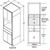 Aristokraft Cabinetry Select Series Korbett Maple Microwave Tall Cabinet TMW27B