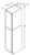 Aristokraft Cabinetry All Plywood Series Korbett Maple Utility Cabinet U1590L Hinged Left
