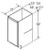 Aristokraft Cabinetry All Plywood Series Korbett Maple Vanity Base with Full Height Door VB2135FH