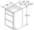 Aristokraft Cabinetry All Plywood Series Korbett Maple Vanity Three Drawer Base VDB1832.518