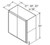 Aristokraft Cabinetry All Plywood Series Korbett Maple Base Cabinet with Full Height Door B33FH-12B
