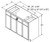 Aristokraft Cabinetry All Plywood Series Trenton Birch Paint Vanity Sink Base VSB5435