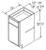 Aristokraft Cabinetry All Plywood Series Wentworth Maple Vanity Base VB1232.5