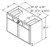 Aristokraft Cabinetry All Plywood Series Wentworth Paint Vanity Sink Base VSB4532.5