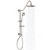 Pulse ShowerSpas - Kauai III Rain Shower System - 1011-BN-1.8GPM - Brushed Nickel