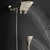 Pulse ShowerSpas - PowerShot Shower System - 1056-BN - Brushed Nickel