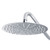 Pulse ShowerSpas - Island Falls 250mm Matte Showerhead - 2001-250M - Matte Stainless Steel