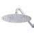 Pulse ShowerSpas - Island Falls 250mm Polished Showerhead - 2001-250P - Polished Stainless Steel