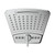Pulse ShowerSpas - PowerShot Showerhead - 2056-CH - Chrome