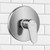 Pulse ShowerSpas - Tru-Temp 1/2" Rough-In Valve - Pressure Balance-Chrome Trim Kit - 3001-RIV-PB-CH - Chrome