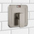 Pulse ShowerSpas - LED Tru-Temp Pressure Balance 1/2" Rough-In Valve with Brushed Nickel Trim Kit - 3004-RIV-PB-BN - Brushed Nickel