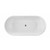 Pulse ShowerSpas - Freestanding Tub - PT-1003-CH - White