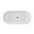 Pulse ShowerSpas - Freestanding Tub - PT-1003-BN - White