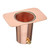 Good Directions - Pure Copper Rain Chain Gutter Clip Funnel; Adaptor Installation Kit - 495P