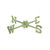 Good Directions - Brass Large 18" Weathervane Directionals with a Blue Verde Finish - 0302V1