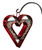 Good Directions - Heart Fly-Thru Bird Feeder - Ruby Red Finish - 113R