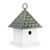 Good Directions - Bird House Bungalow  Verdigris Pure Copper Roof - BH206WWHT