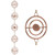 Good Directions - Stellar Pure Copper 8.5 ft. Rain Chain - 472P-8