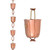 Good Directions - 14 Cup Bluebell Pure Copper 8.5 ft. Rain Chain - 461P-8