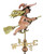 Good Directions - Witch Garden Weathervane - Pure Copper w/ Garden Pole - 8849PG