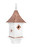 Good Directions - Villa Bird House  White with Pure Copper Roof - BH201WWHT