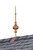 Good Directions - 28" Morgana Pure Copper Finial with decorative Copper Roof Mount   - 713T