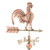 Good Directions - Rooster Weathervane - Pure Copper - 501P