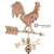 Good Directions - Smithsonian Rooster Weathervane - Pure Copper - 953P
