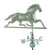 Good Directions - Horse Weathervane - Blue Verde Copper - 580V1