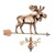 Good Directions - Moose Weathervane with Arrow - Pure Copper - 9557PA